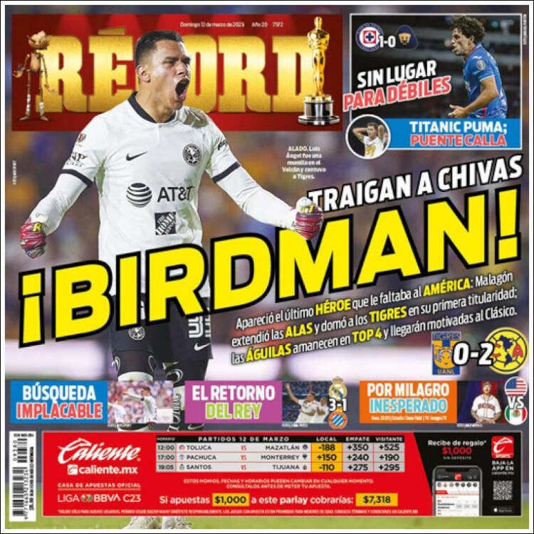 Portada de Record (M&eacute;xico)