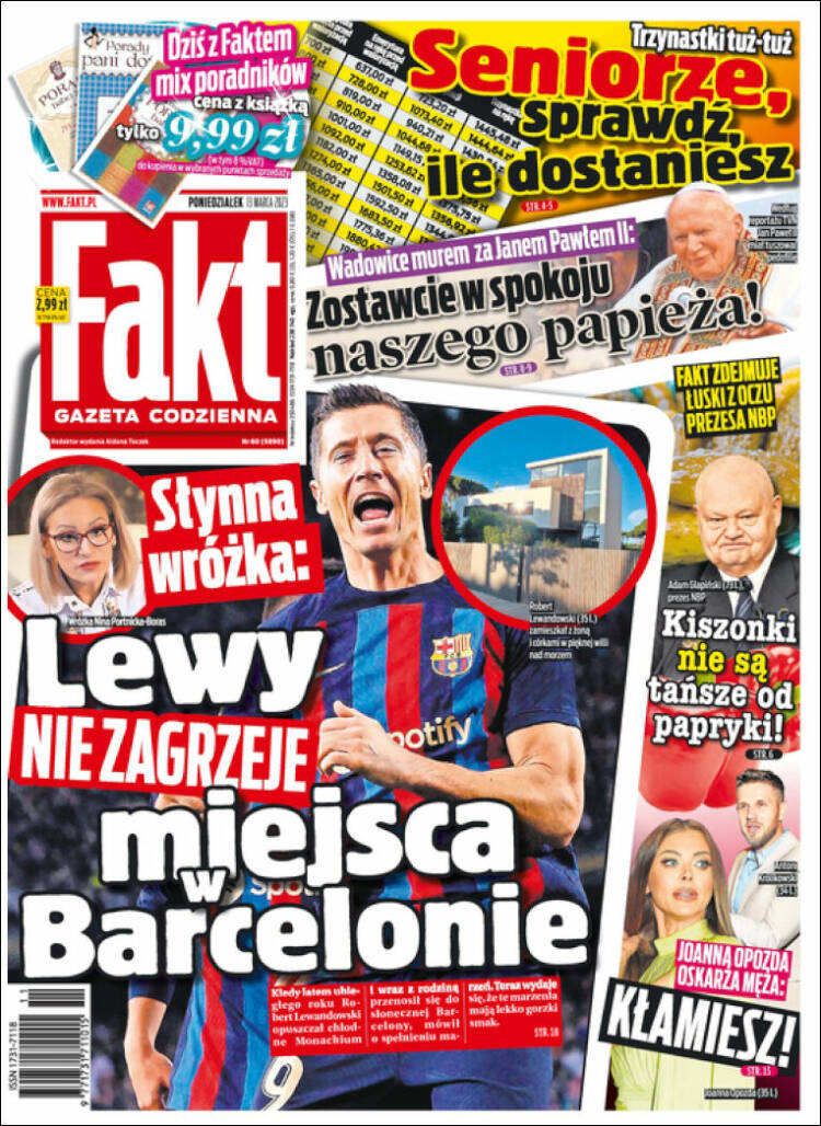Portada de Fakt (Polonia)