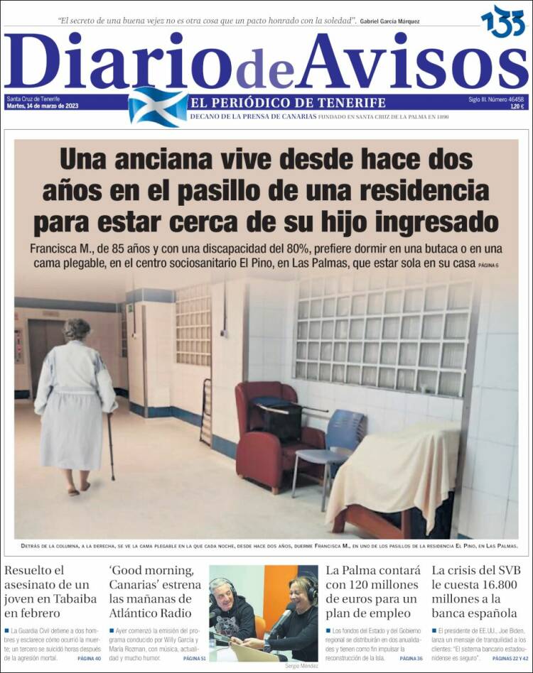 Portada de Diarios de Avisos (Espa&ntilde;a)