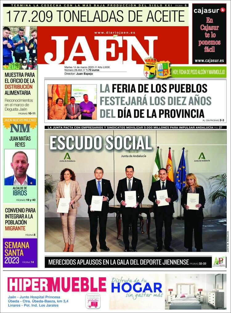 Portada de Diario Jaén (Espa&ntilde;a)