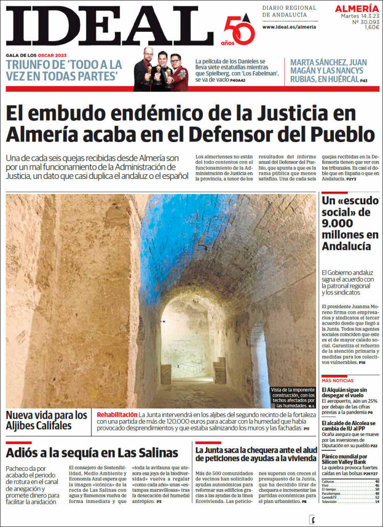Portada de Ideal Almeria (Espa&ntilde;a)