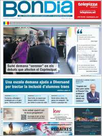 Portada de Diari Bondia (Andorra)