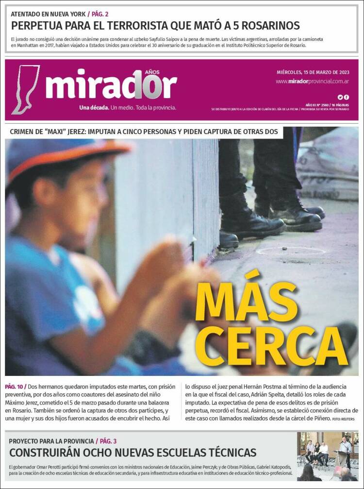 Portada de Mirador Provincial (Argentina)