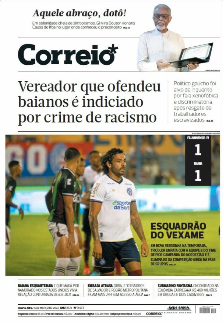Portada de Correio* (Br&eacute;sil)