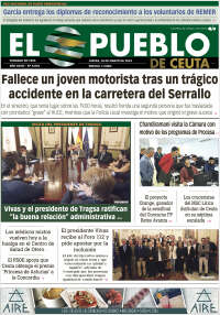 Portada de El Pueblo de Ceuta (España)