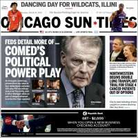 Portada de Chicago Sun-Times (USA)