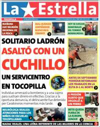 Portada de La Estrella de Tocopilla (Chile)