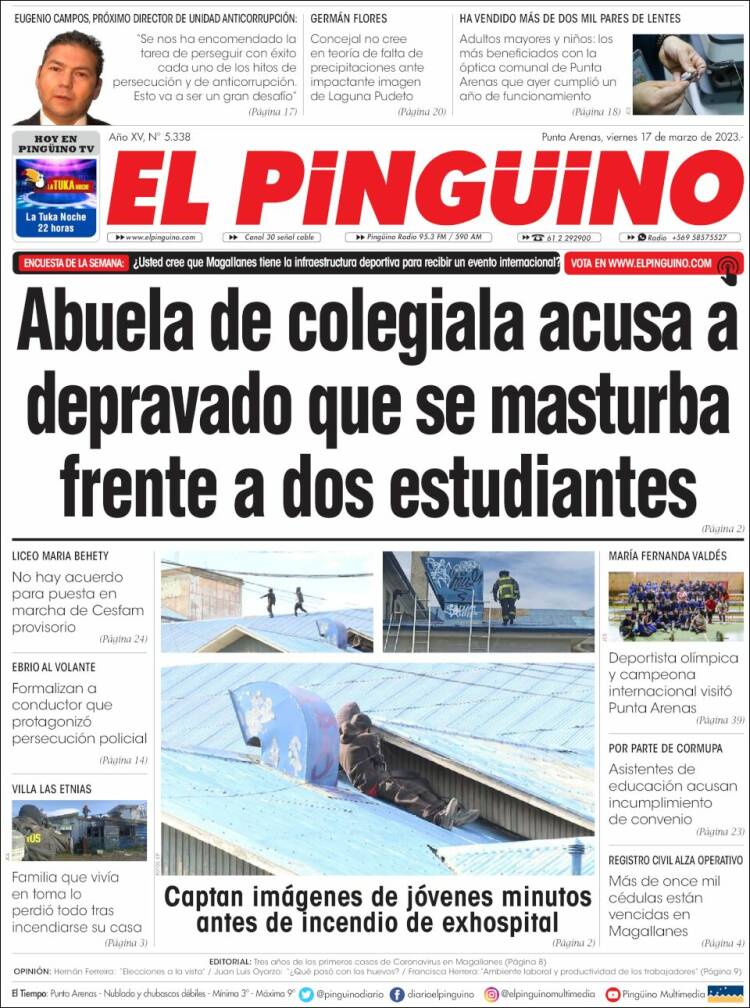 Portada de El Pingüino (Chile)