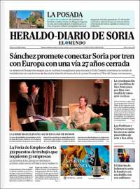 Portada de Diario de Soria (España)