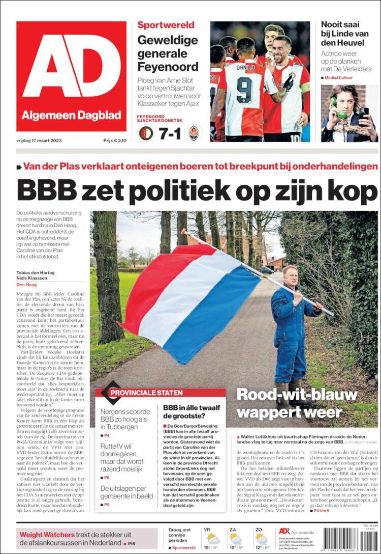 Portada de AD (Pa&iacute;ses Bajos)