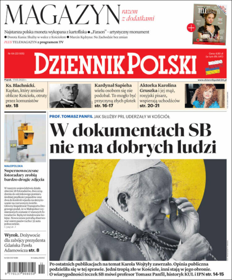 Portada de Dziennik (Polonia)