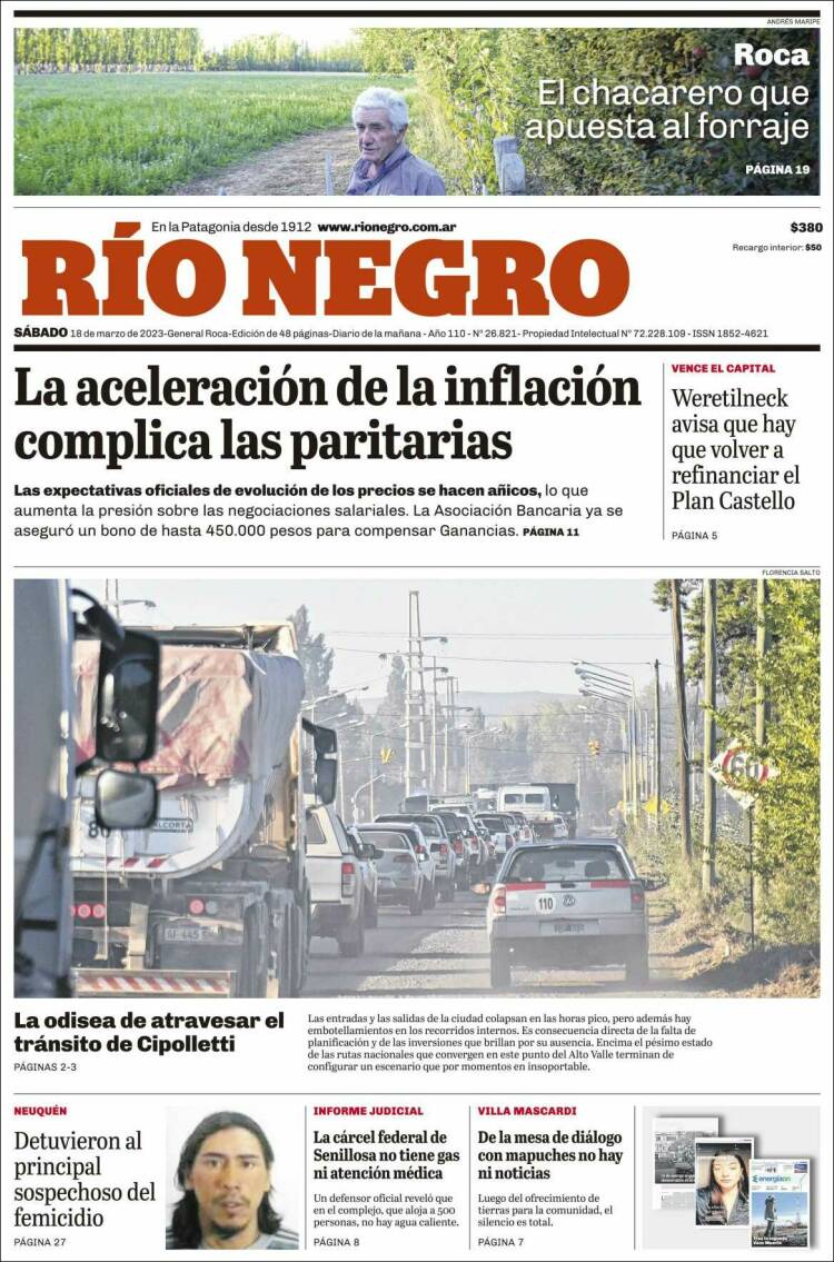 Portada de Rio Negro (Argentina)