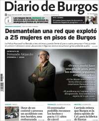 Portada de Diario de Burgos (España)