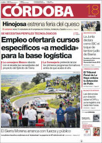 Portada de Diario de Córdoba (España)