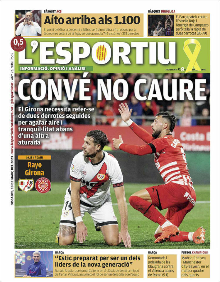 Portada de L'Esportiu : Girona (España)