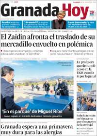 Portada de Granada Hoy (España)