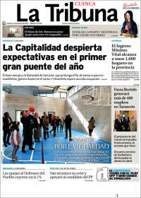 Portada de La Tribuna de Cuenca (España)