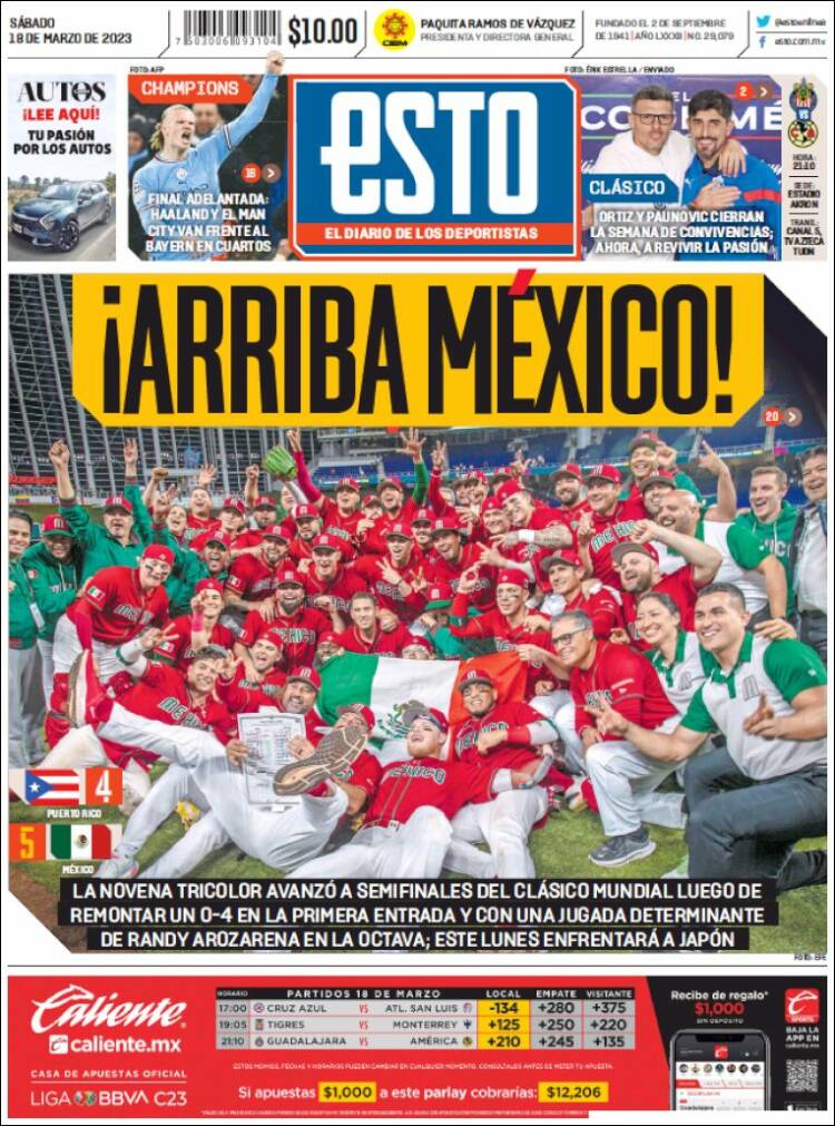 Portada de Esto (México)