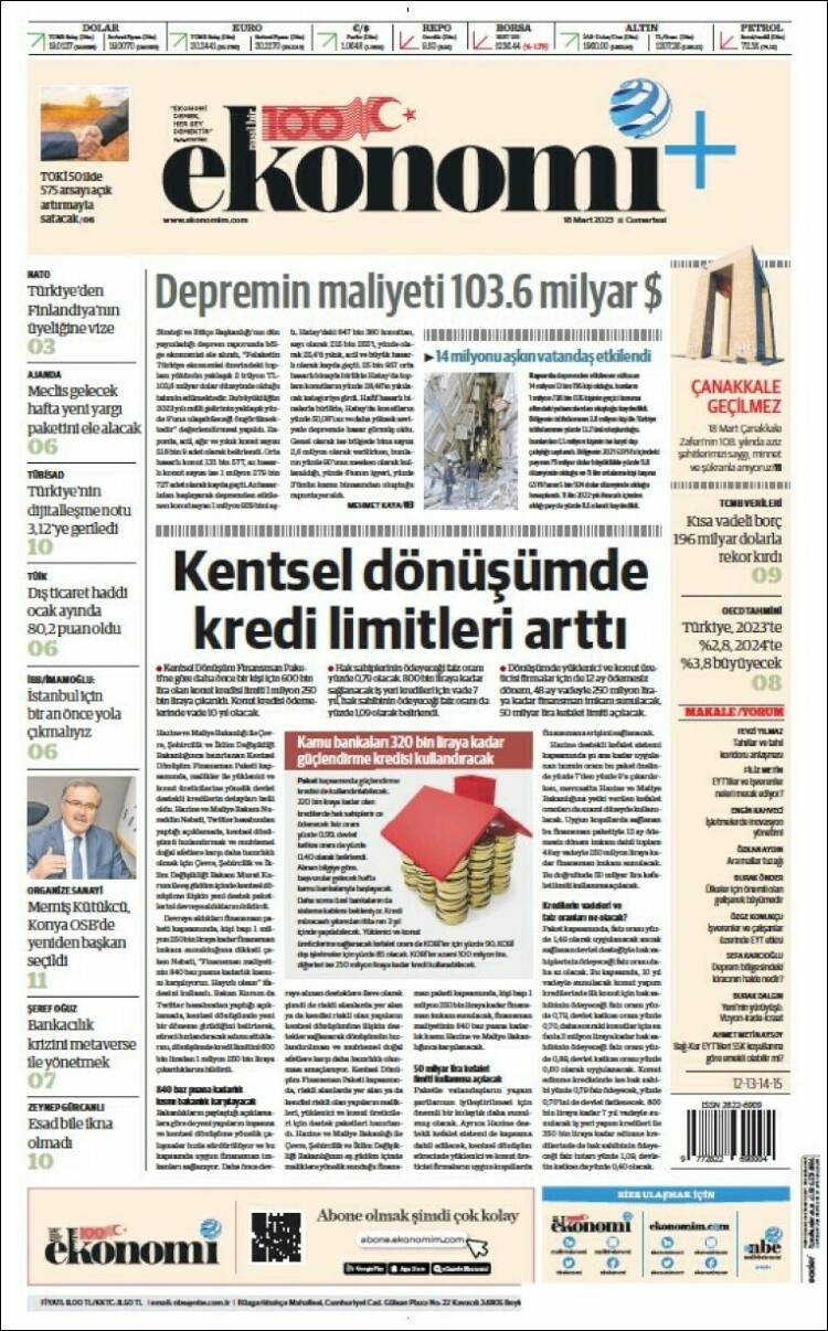 Portada de Dünya (Turqu&iacute;a)