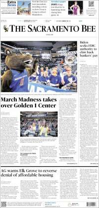 Portada de The Sacramento Bee (USA)