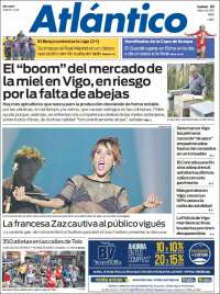 Portada de Atlántico Diario (España)