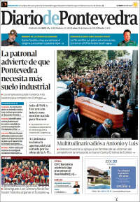 Portada de Diario de Pontevedra (España)