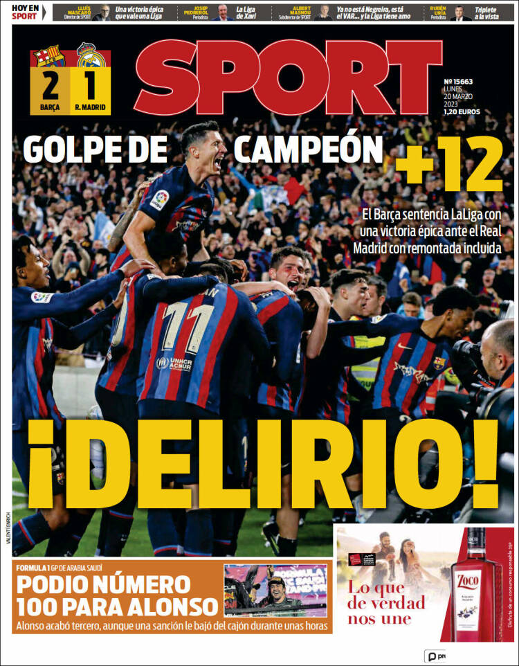 Portada de Sport (España)