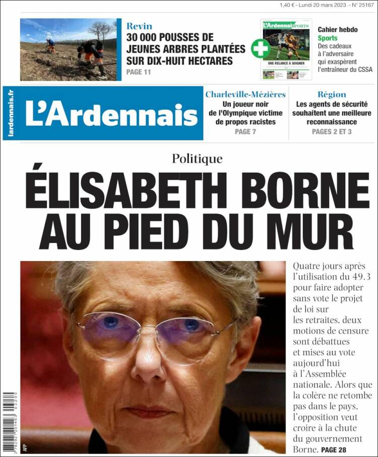 Portada de L'Ardenais (France)