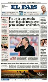 Portada de El País (Uruguay)