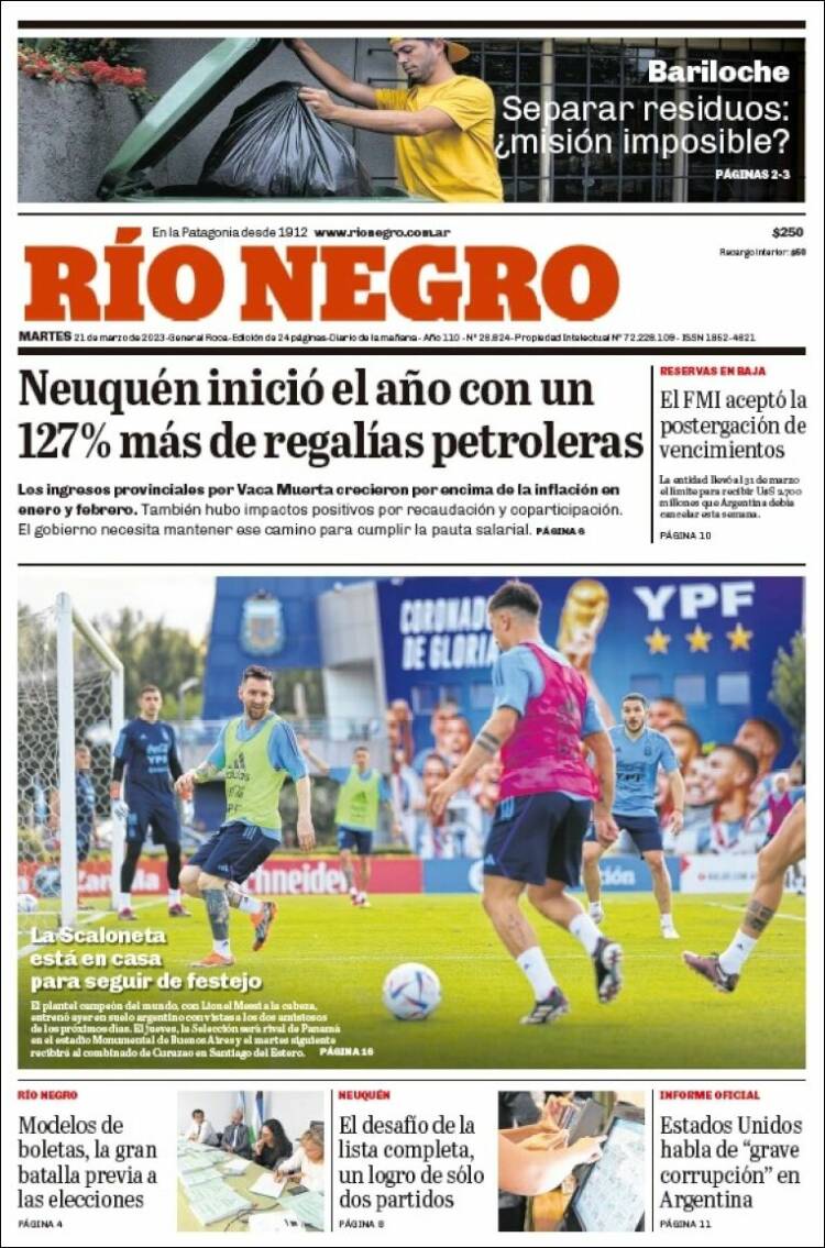 Portada de Rio Negro (Argentina)