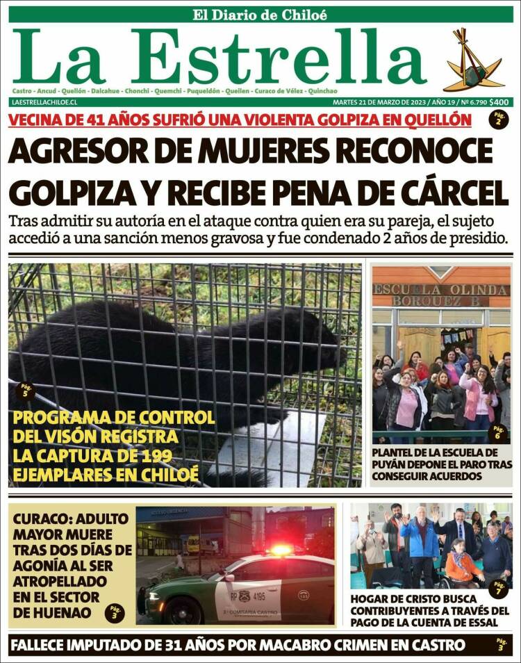Portada de Estrella de Chiloé (Chile)