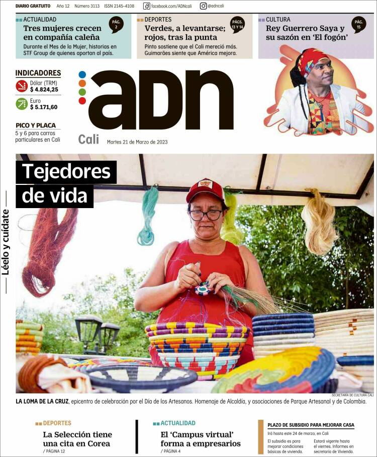 Portada de ADN - Cali (Colombia)