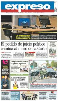 Portada de Expreso (Ecuador)