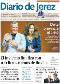 Portada de Diario de Jerez (España)