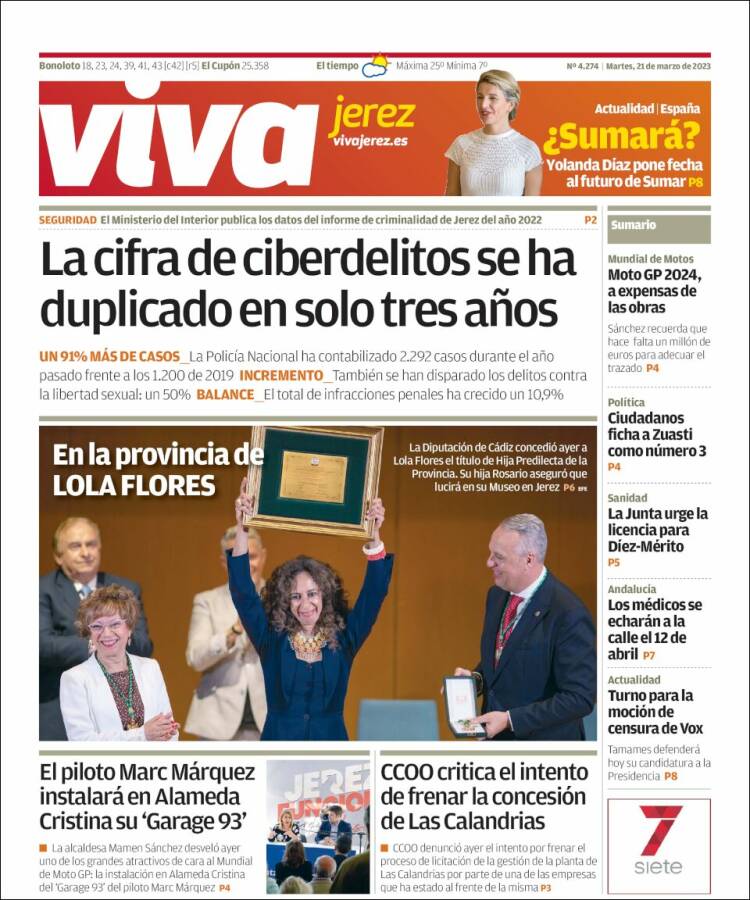 Portada de Información - Jerez (España)