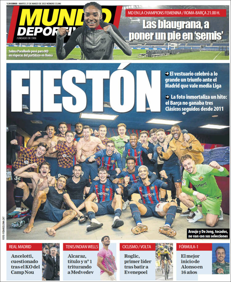Portada de El Mundo Deportivo (España)