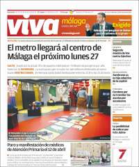 Portada de Viva Málaga (España)