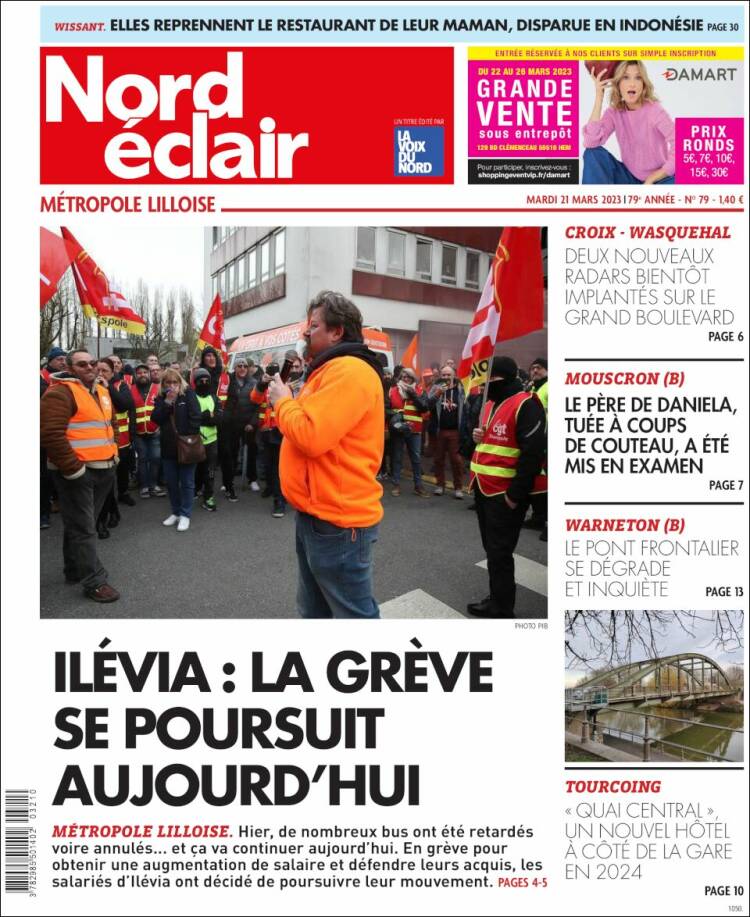 Portada de Nord Éclair (Francia)