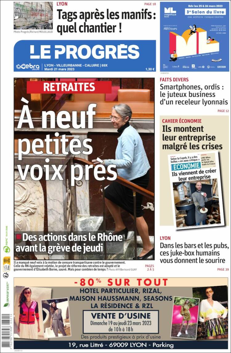 Portada de Progres de Fecamp (Francia)