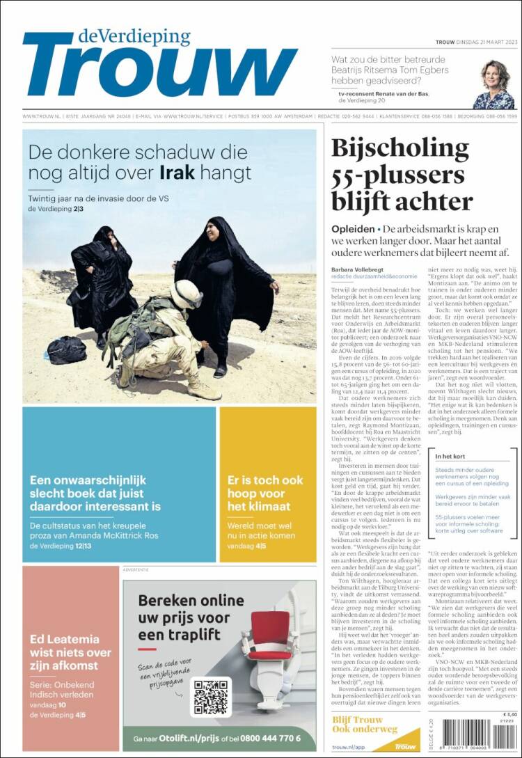 Portada de Trouw (Netherlands)