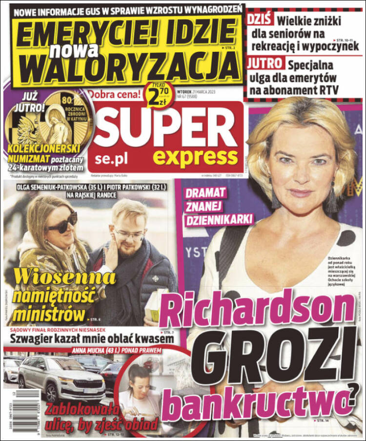 Portada de Super Express (Polonia)