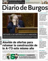 Portada de Diario de Burgos (España)