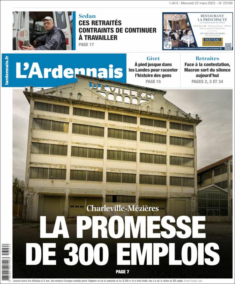 Portada de L'Ardenais (France)