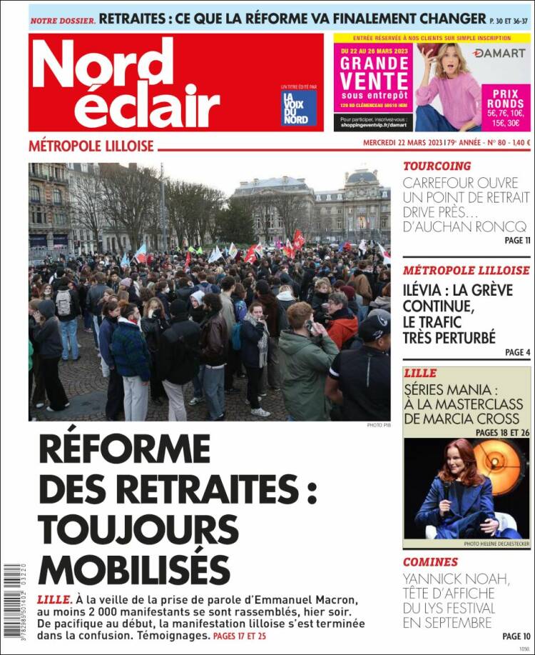 Portada de Nord Éclair (Francia)