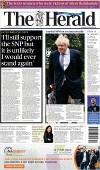 Portada de The Herald (Royaume-Uni)