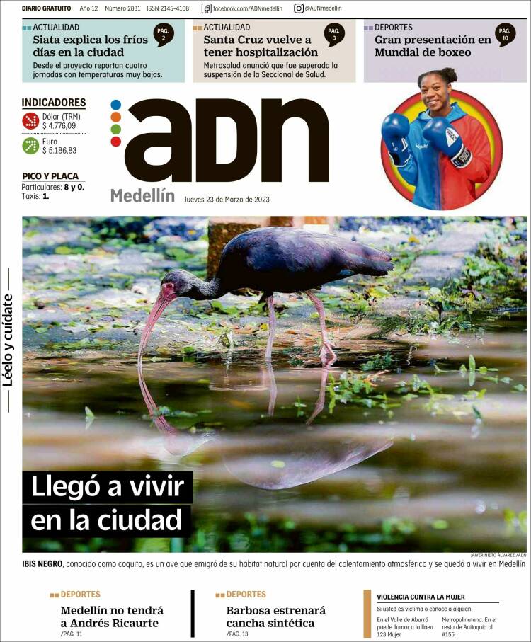 Portada de ADN - Medellín (Colombia)