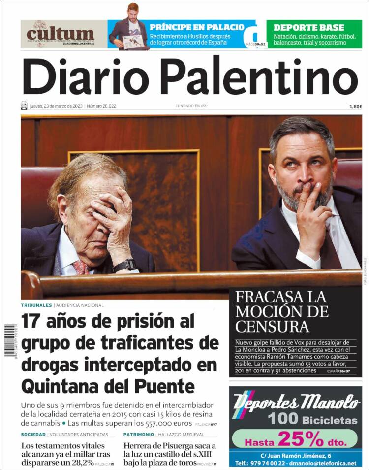 Portada de Diario Palentino (España)