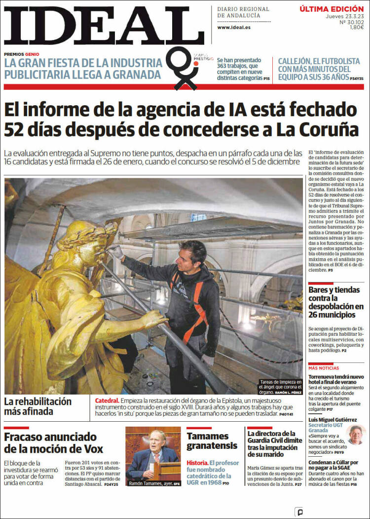 Portada de Ideal (España)