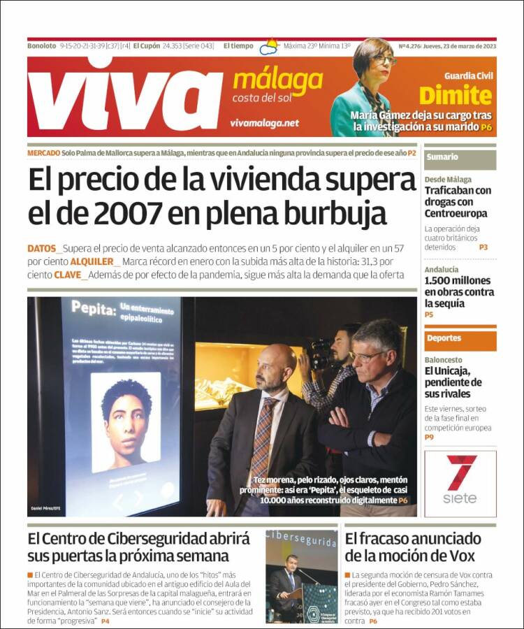 Portada de Viva Málaga (Spain)