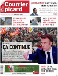 Portada de Courrier Picard (Francia)